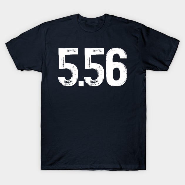 5.56 mm caliber T-Shirt by colorsplash